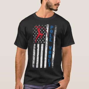 Fahne des amerikanischen Pole Vaulter T-Shirt