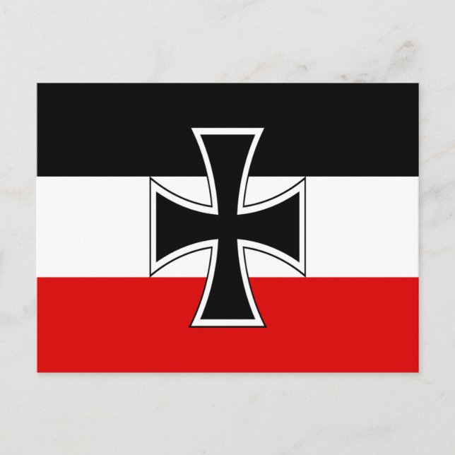Fahne des Deutschen Reiches Postkarte (Vorderseite)