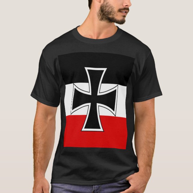 Fahne des Deutschen Reiches T-Shirt (Vorderseite)