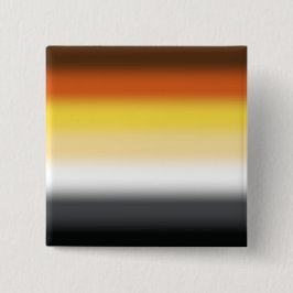 Fahne des Gay Bären - farbenfrohe Bärenflagge Button