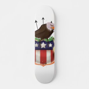 Fahne des Golden Eagle US Flagge Skateboard