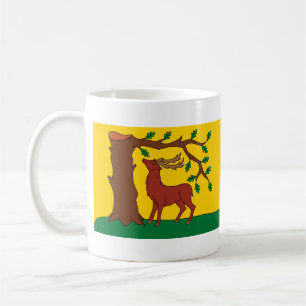Fahne des historischen Landkreises der Berkshire-K Kaffeetasse