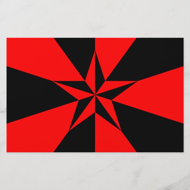 Fahne des libertären Sozialismus Briefpapier (Vorderseite)