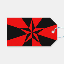 Fahne des libertären Sozialismus Geschenkanhänger