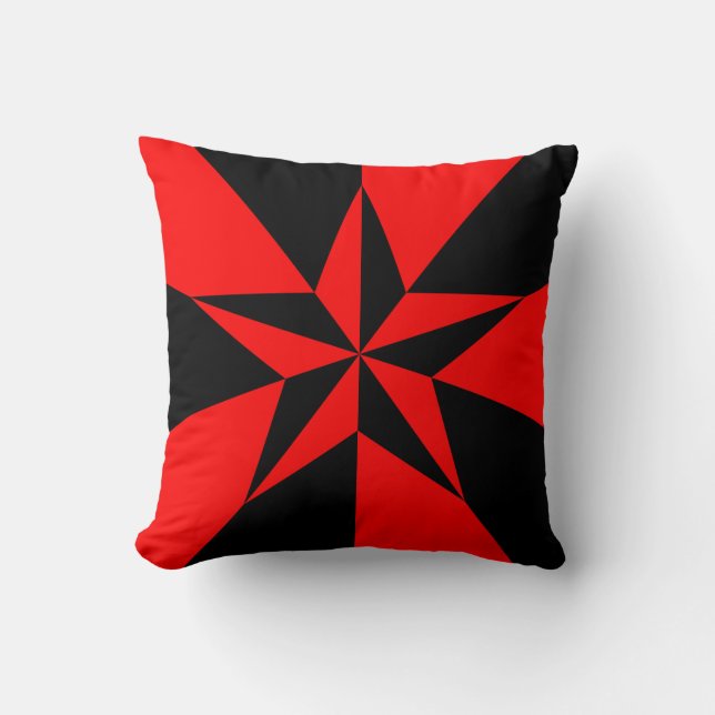 Fahne des libertären Sozialismus Kissen (Vorderseite)