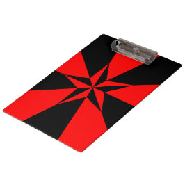 Fahne des libertären Sozialismus Klemmbrett