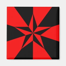 Fahne des libertären Sozialismus Magnet