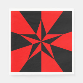 Fahne des libertären Sozialismus Serviette