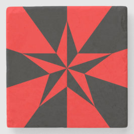 Fahne des libertären Sozialismus Steinuntersetzer