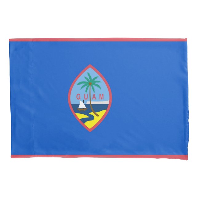 Fahne des Patriotischen Single Pillowcase Guam Kissenbezug (Vorderseite)