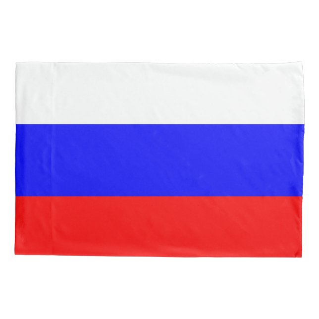 Fahne des Patriotischen Single Pillowcase in Russl Kissenbezug (Rückseite)