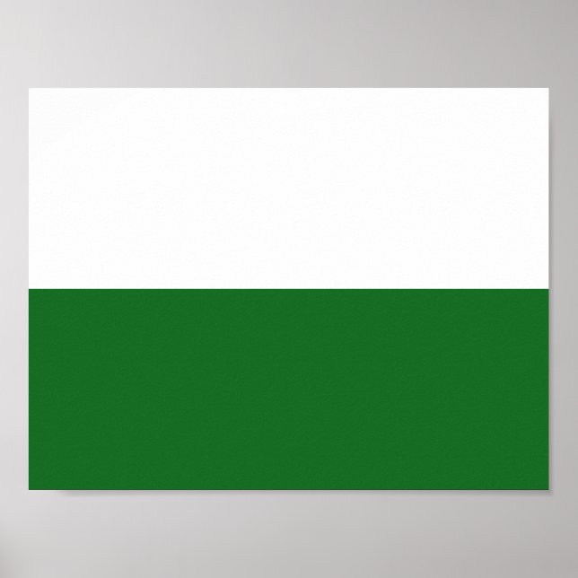 Fahne des sächsischen Posters Poster (Vorne)