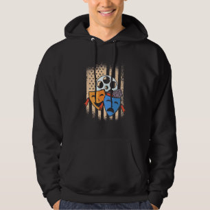Fahne des Theaterschauspielers Amerika Hoodie
