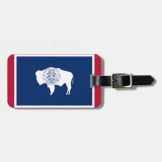 Fahne des Wyoming Gepäckanhänger