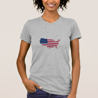 Fahne die USA Land T-Shirt