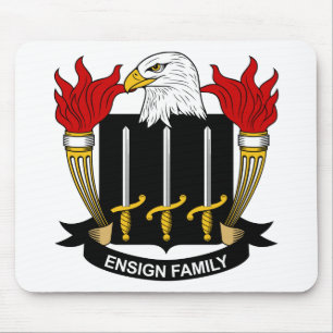Fahne-Familienwappen Mousepad