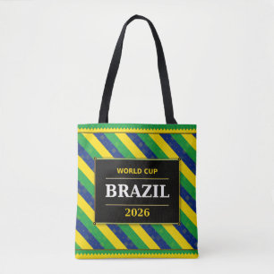 Fahne Farben Streifenmuster des brasilianischen Fu