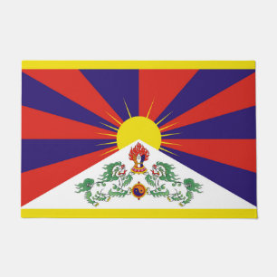 Fahne "Free Tibet" Fußmatte