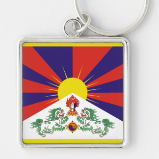 Fahne "Free Tibet" Schlüsselanhänger