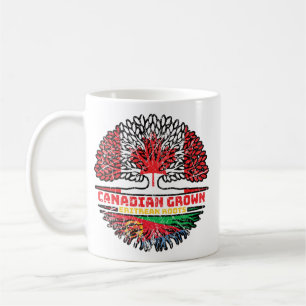 Fahne für Baumwurzeln in Eritrea Eritrean Kanadisc Kaffeetasse