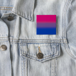 Fahne für Bisexual-Stolz - farbenfrohe Bi-Flagge Button