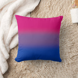 Fahne für Bisexual-Stolz - farbenfrohe Bi-Flagge Kissen