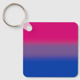 Fahne für Bisexual-Stolz - farbenfrohe Bi-Flagge Schlüsselanhänger