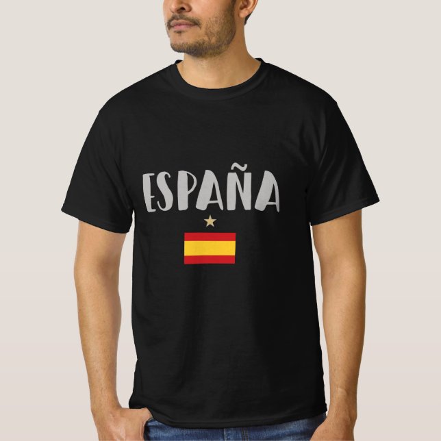 Fahne für das Shirt "Spanien Fußball" (Vorderseite)
