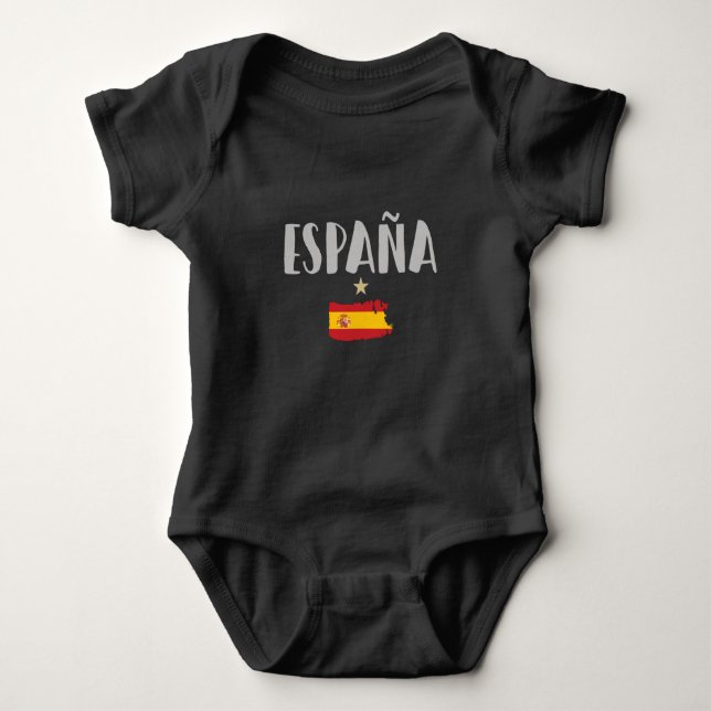 Fahne für das Shirt "Spanien Fußball" (Vorderseite)