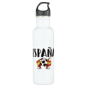 Fahne für das Shirt "Spanien Fußball" Edelstahlflasche