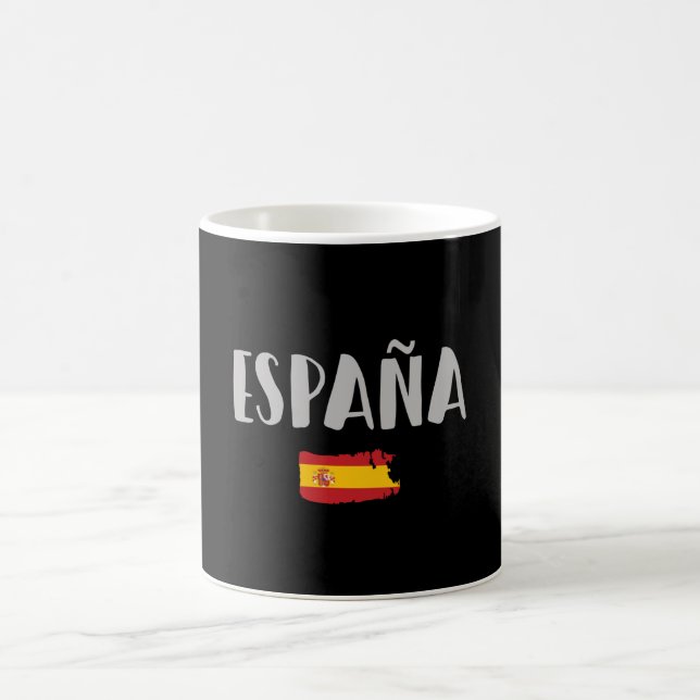 Fahne für das Shirt "Spanien Fußball" Kaffeetasse (Mittel)