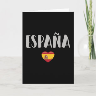 Fahne für das Shirt "Spanien Fußball" Karte