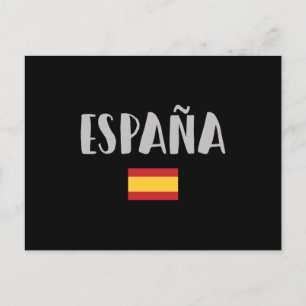 Fahne für das Shirt "Spanien Fußball" Postkarte
