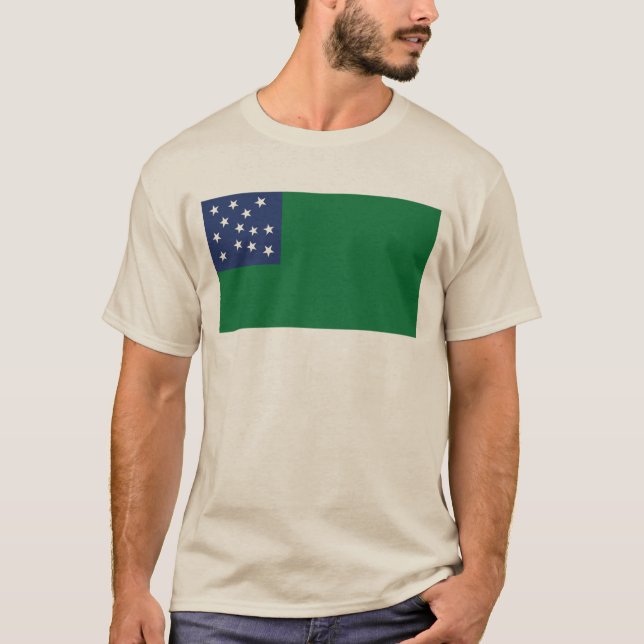 Fahne für grüne Jungen T-Shirt (Vorderseite)