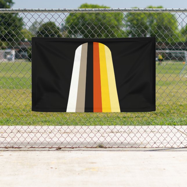 Fahne für lange Haare Banner (Insitu)