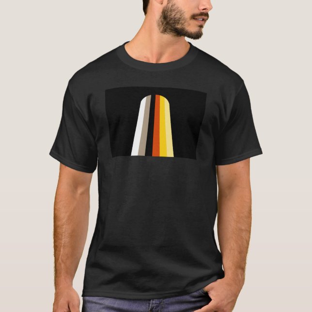 Fahne für lange Haare T-Shirt (Vorderseite)