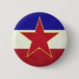 Fahne Jugoslawien Button