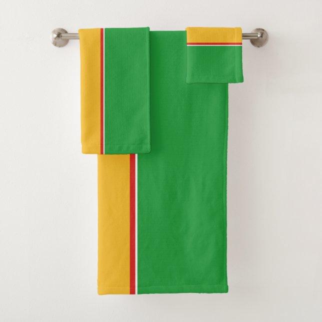 Fahne Karakalpakstan Badhandtuch Set (Insitu)