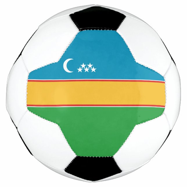 Fahne Karakalpakstan Fußball (Vorderseite)