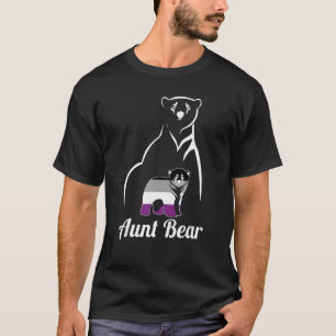 Fahne "LGBT Asexual Tante Bear Ace Pride" T-Shirt