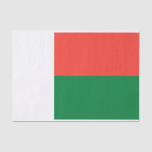 Fahne Madagaskar-Tissue Seidenpapier