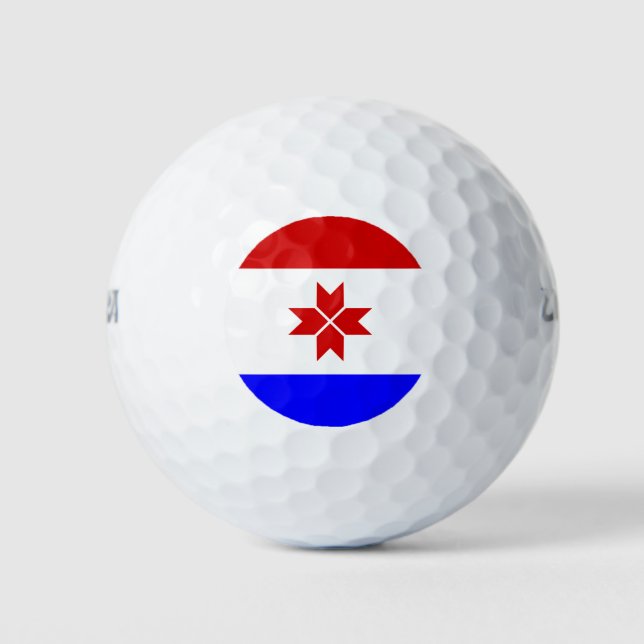 Fahne Mordovia Golfball (Vorderseite)