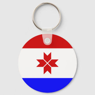 Fahne Mordovia Schlüsselanhänger