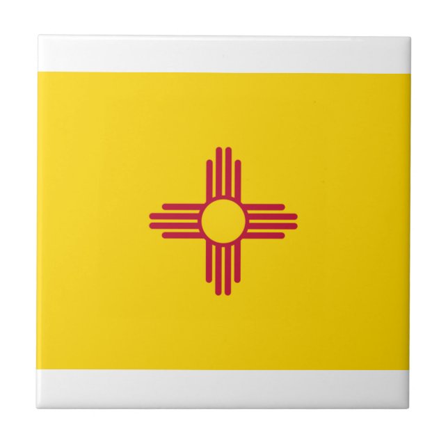 Fahne "New Mexico" Fliese (Vorderseite)