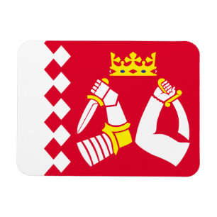 Fahne Nord Karelia Magnet