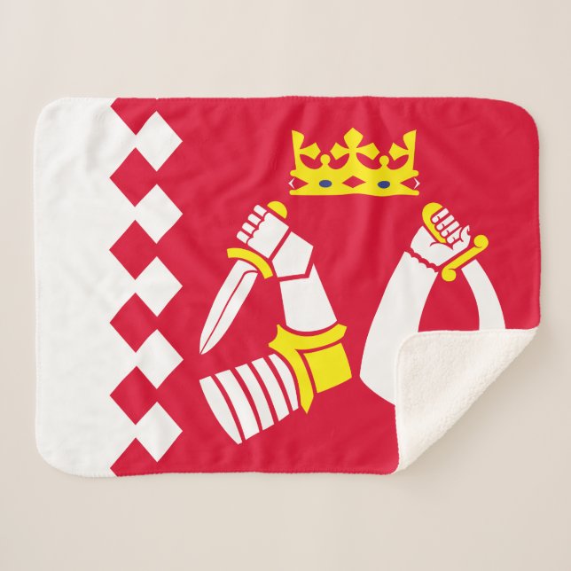 Fahne Nord Karelia Sherpadecke (Vorderseite (Horizontal))