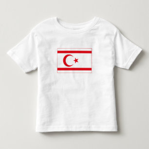 Fahne Nordzypern Kleinkind T-shirt