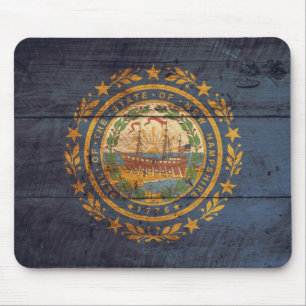 Fahne "Old Wooden New Hampshire"; Mousepad