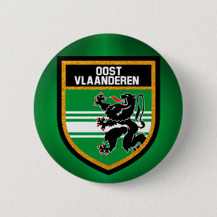 Fahne Ostflandern Button