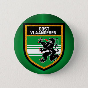Fahne Ostflandern Button